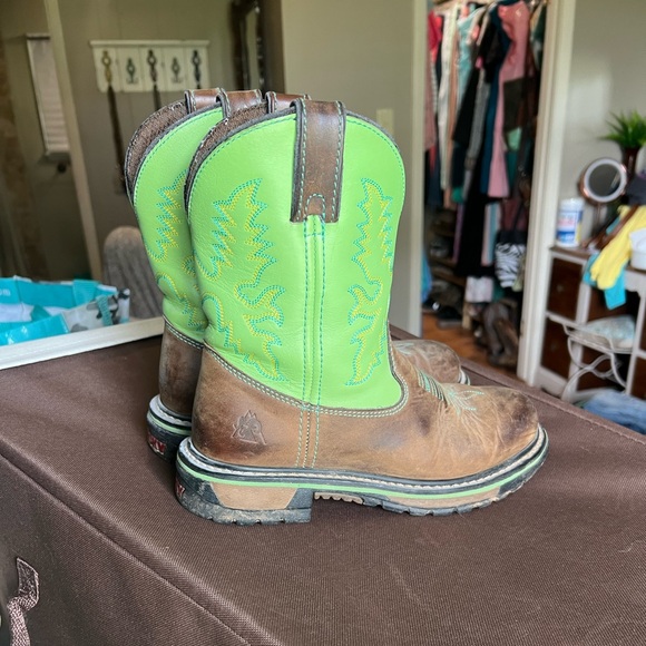 Green Rocky Boots - Picture 1 of 7